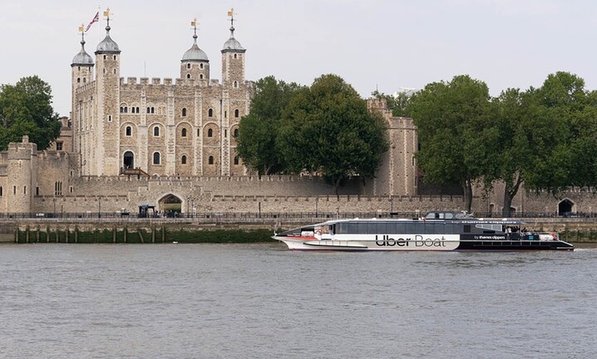 Image 11: London: Hop-On Hop-Off 1 Day River Thames Adventure - Uber Boat