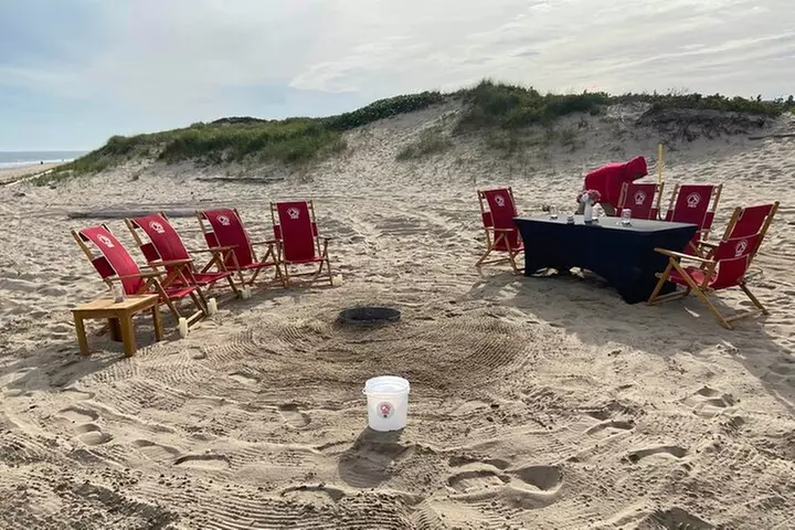 Luxury Beach Bonfire and Picnic Dinner at Town Line Beach