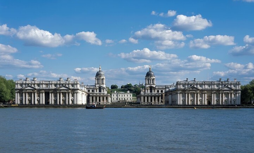 Image 18: London: Naval College + Painted Hall + Uber Boat: One Way Trip