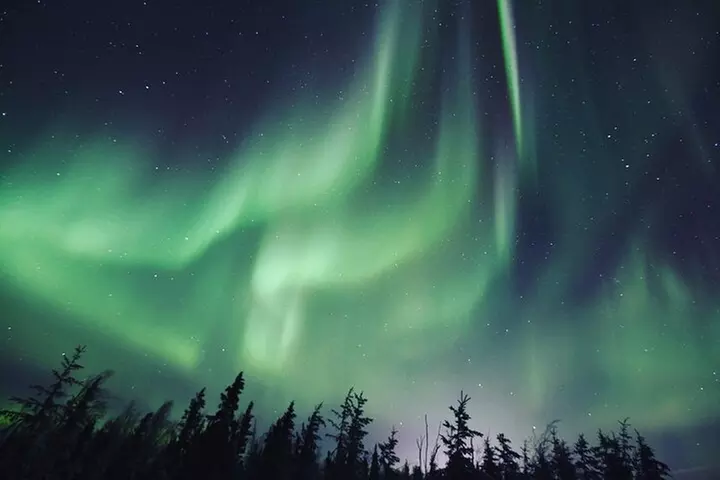 Aurora Viewing - Aurora Husky Lodge , Great view from top of the ridge