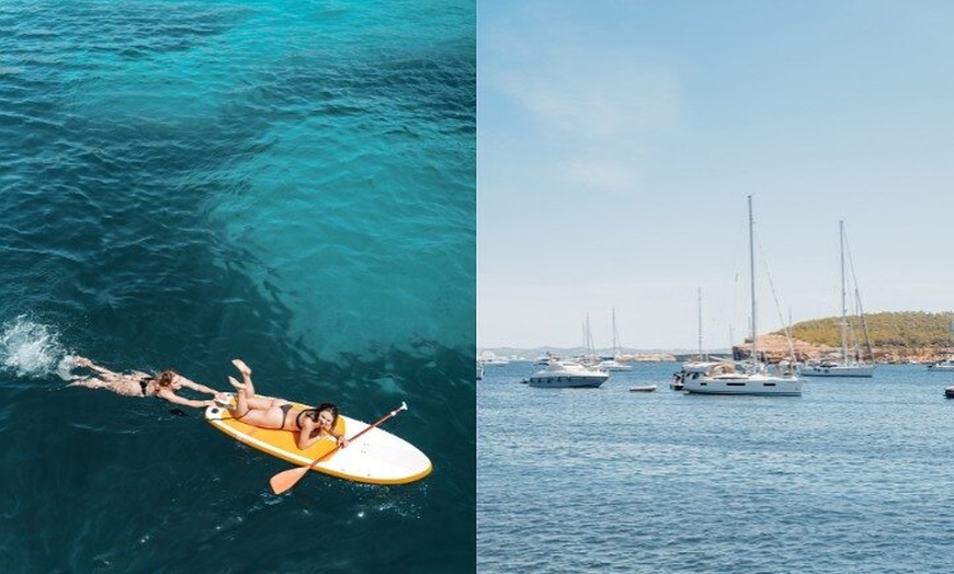 Image 13: Paseo en barco de 5 horas por Ibiza con almuerzo, 6 bebidas, tablas...