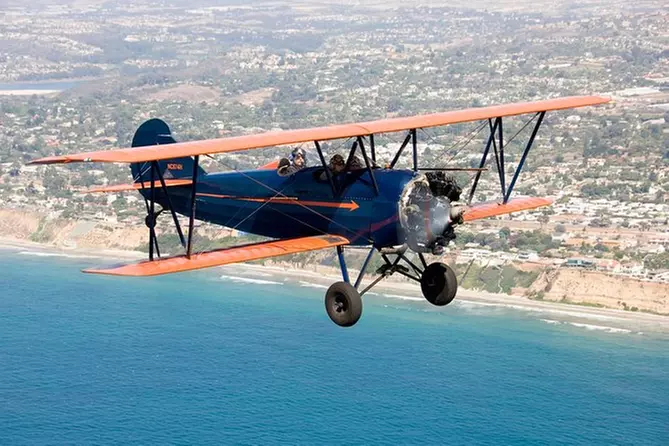 Open Cockpit Biplane Sightseeing Ride in San Diego - Primary Image