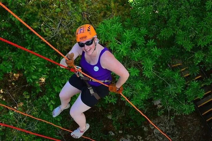 Underground Cenote (Rappel & ZipLine) and Snorkeling Experience in the Lagoon! - Primary Image