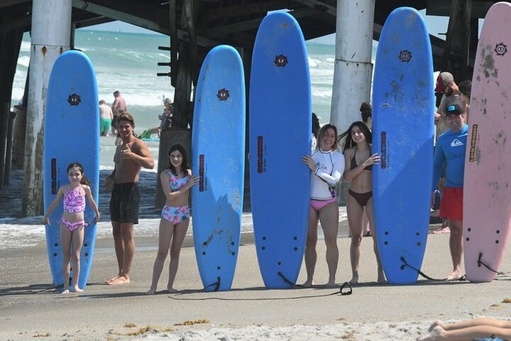 One Hour Surf Lesson with Experienced Instructor in Cocoa Beach