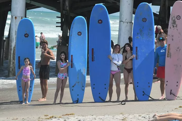 One Hour Surf Lesson with Experienced Instructor