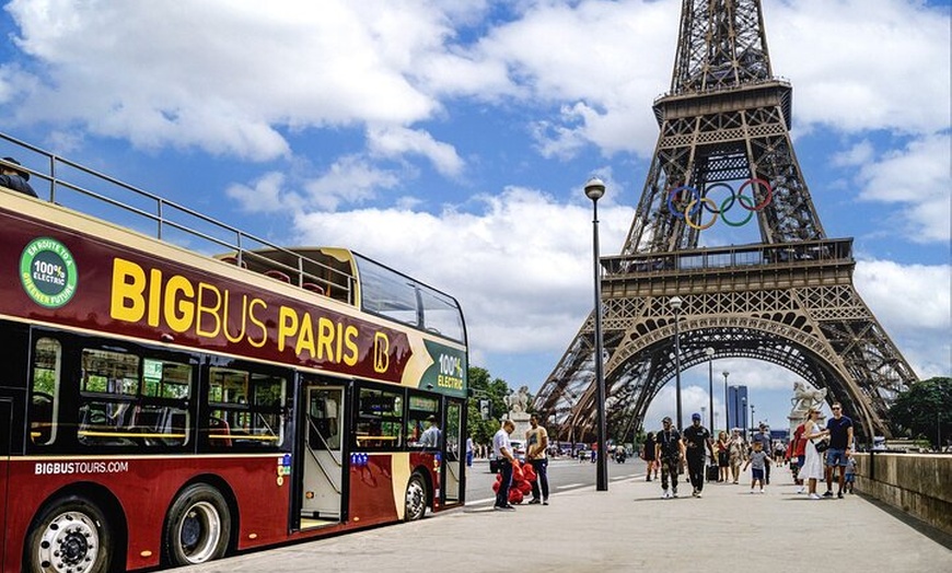 Image 1: Big Bus Paris à arrêts multiples et croisière fluviale