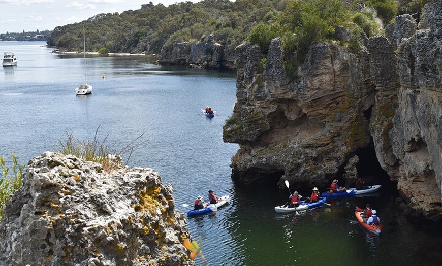 Image 2: Cliffs and Caves Kayak Tour in Swan River