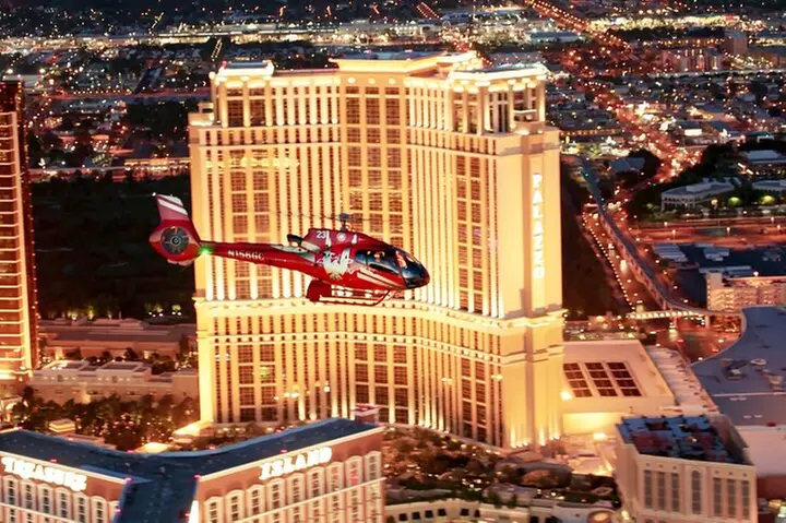 Las Vegas Night Flight with Dinner at Matteo Ristorante - Second Medium
