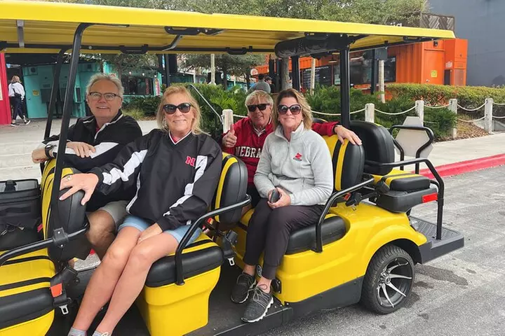 Locally-Guided Tampa Sightseeing Tour in Street-Legal Golf Cart
