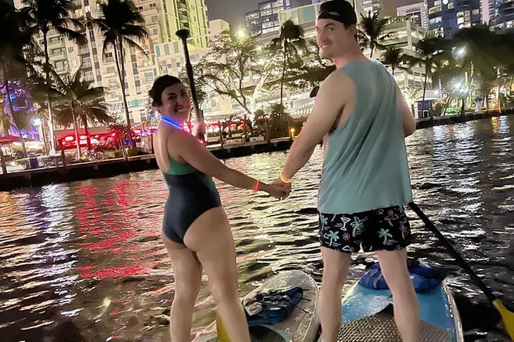 Night on Paddleboard Under the Lights Experience in Fort Lauderdale - Primary Image