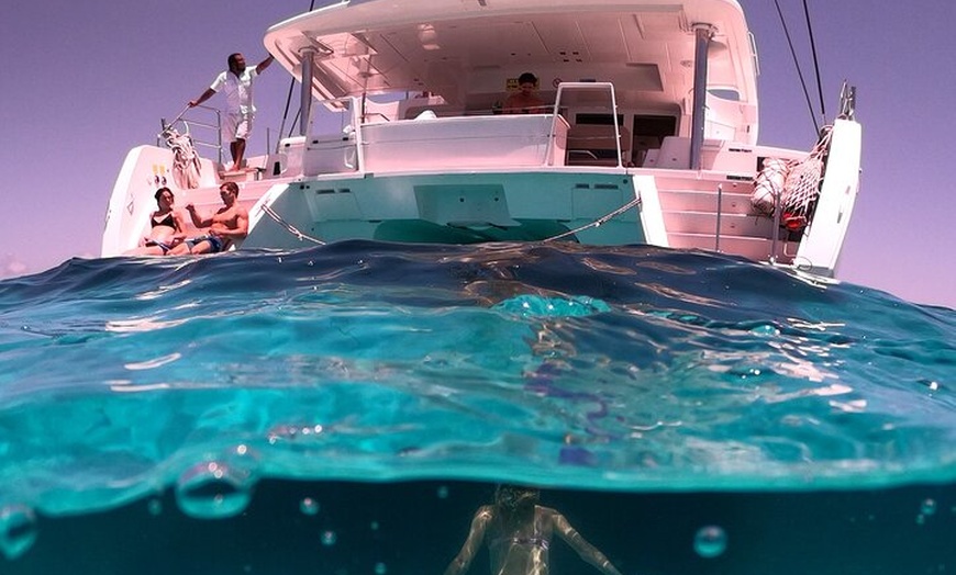 Image 40: All Inclusive Isla Mujeres Catamaran Tour with Beach Club