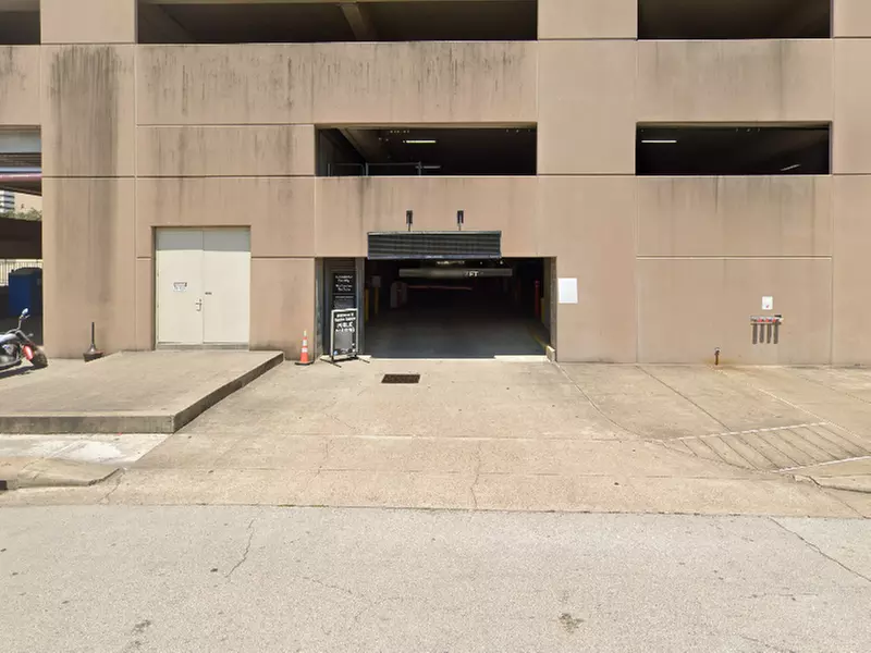 Parking at Toyota Tundra Garage