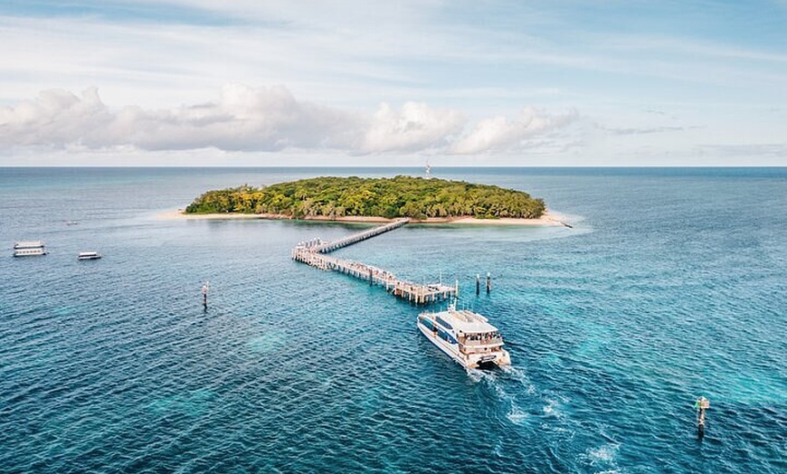 Image 1: Snorkelling and Glass Bottom Boat at Green Island from Cairns