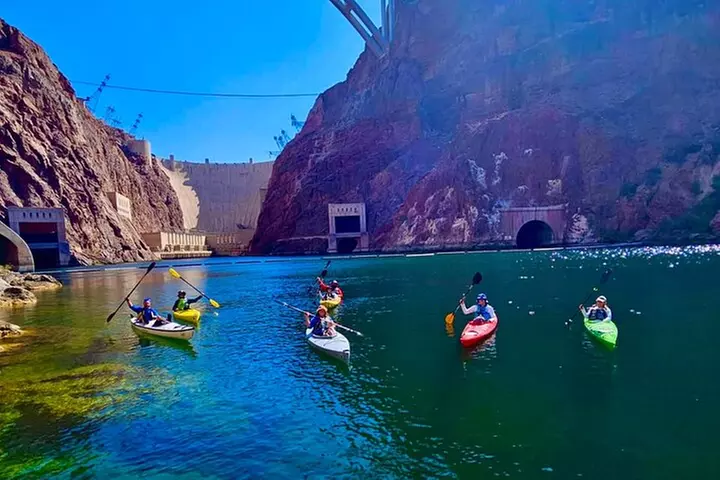 Hoover Dam Kayaking Trip, 6 Hot Springs, 6 Caves, 4 Waterfalls