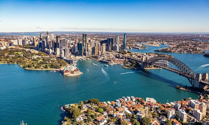 Image 2: Private Helicopter Flight Over Sydney & Beaches for 2 or 3 people -...