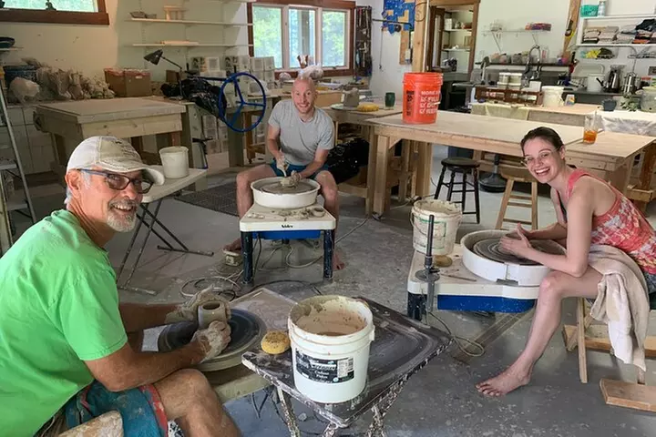 Pottery lesson Just For The Fun Of It.