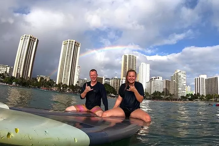 Waikiki 2 HR 2 Surfers Private Surf Lesson 12+yo - Primary Image