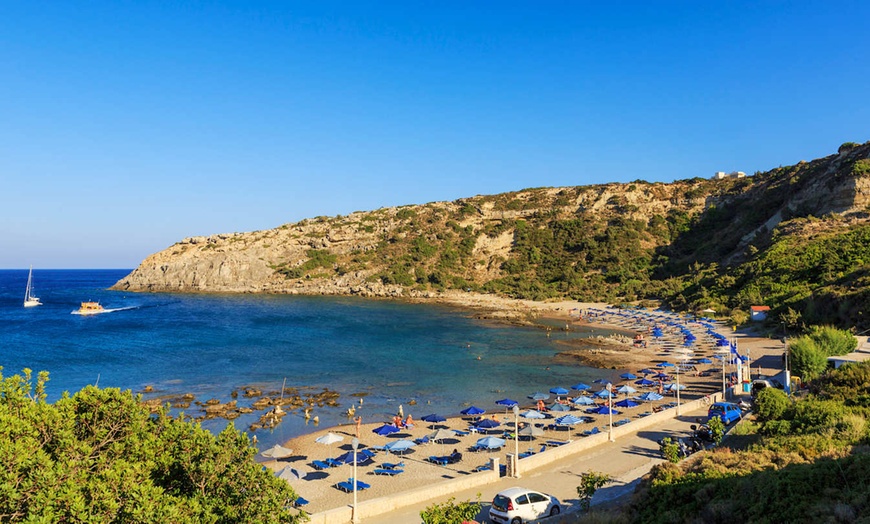 Image 1: ✈ RHODES | Faliraki - Cathrin 4* - Ambiance Méditerranée