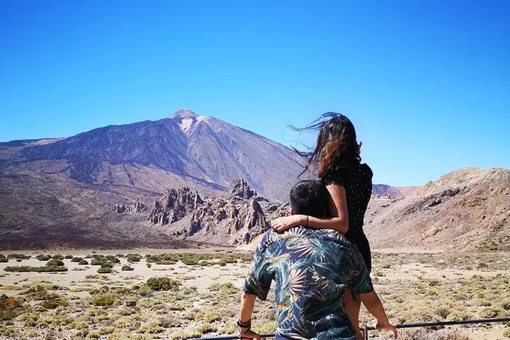 Parque Nacional Teide con furgoneta