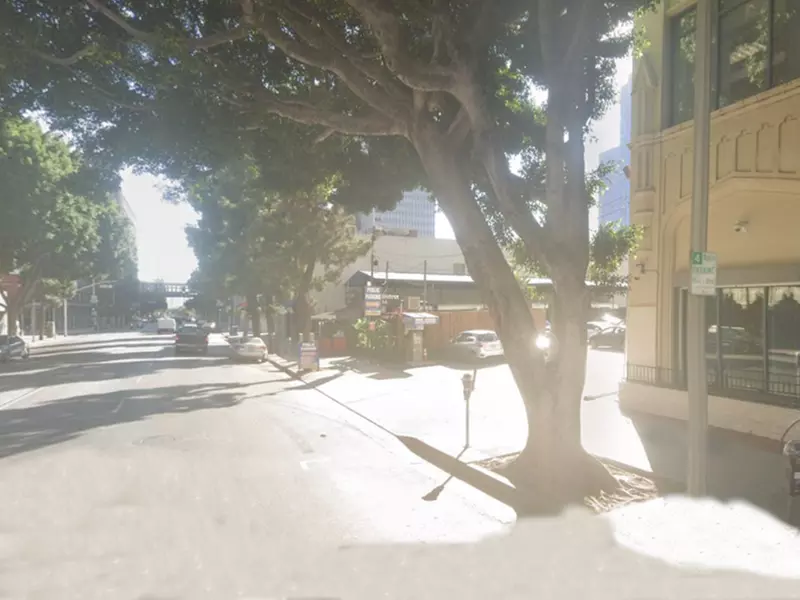 Parking at 1045 S. Hill St. Lot