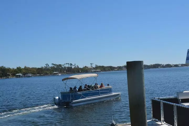 4-Hour 90HP Pontoon Rental in St. Andrews Bay - Second Medium