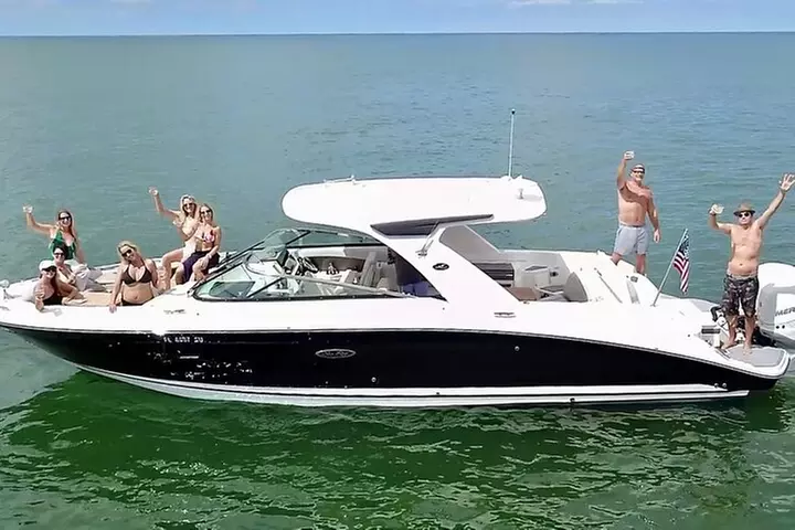 The World Famous Siesta Key Sunset Luxury Boat Charter - Primary Image