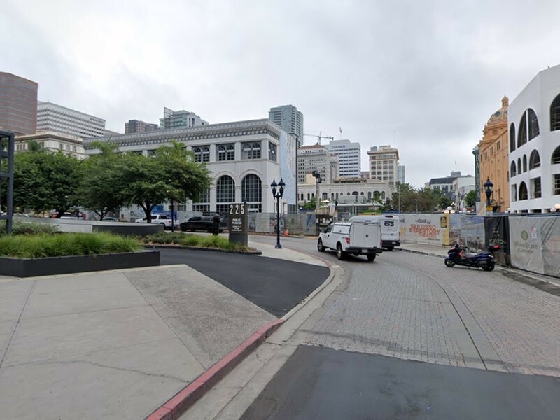 Parking at Underground Entrance - 225 Broadway Garage