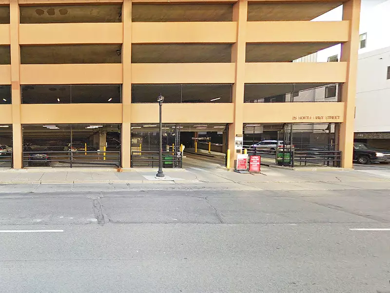 Parking at 25 North First St. Garage
