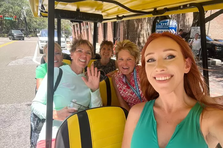 Locally-Guided Tampa Sightseeing Tour in Street-Legal Golf Cart