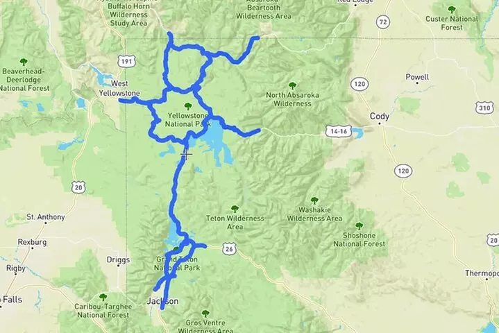 Self-Guided Audio Driving Tour in Yellowstone and Grand Teton