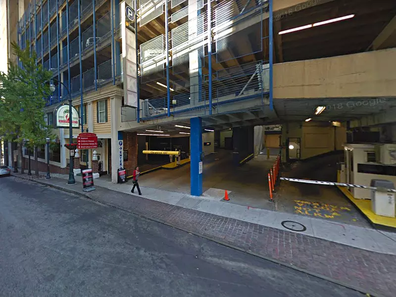Parking at 218 Peachtree St. Garage