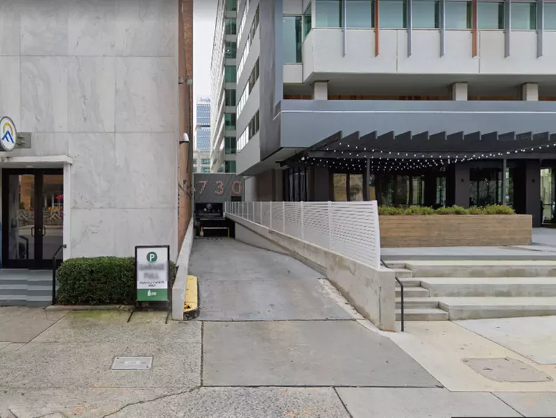 Parking at 730 Peachtree St. Garage