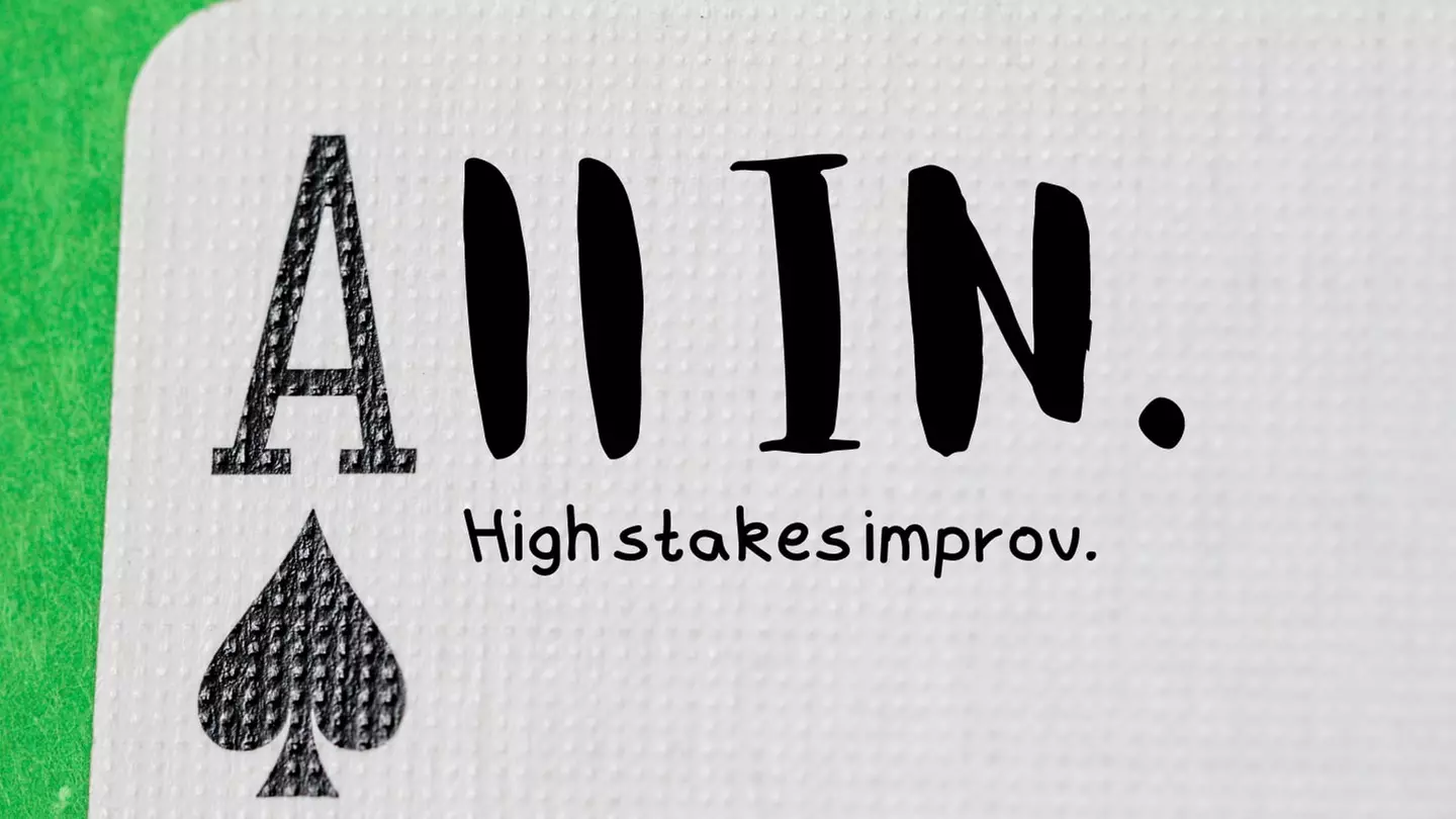All-In: High Stakes Improv Comedy - Friday, Apr 19, 2024 / 7:30pm - Primary Image