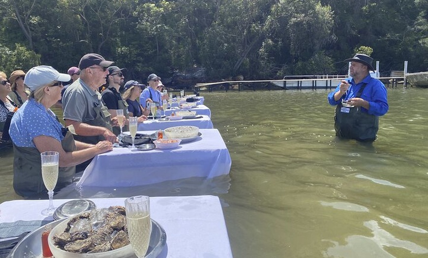 Image 3: Hawkesbury River Oyster lease tour then visit a seaside village