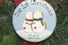 Pottery ornament painting in Ellicottville, NY