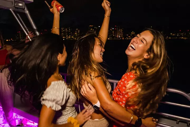 Premier Waikiki Sunset Party Cruise with Live DJ and Full Bar