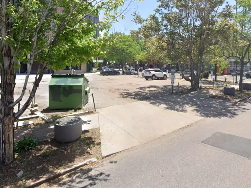 Parking at 1710 N. Washington St. Lot