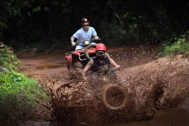 Cancun Best ATV Tour, Ziplines and Cenote Swim with Lunch