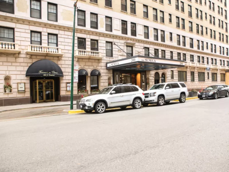 Parking at The Seneca - Valet Kiosk - 24/7