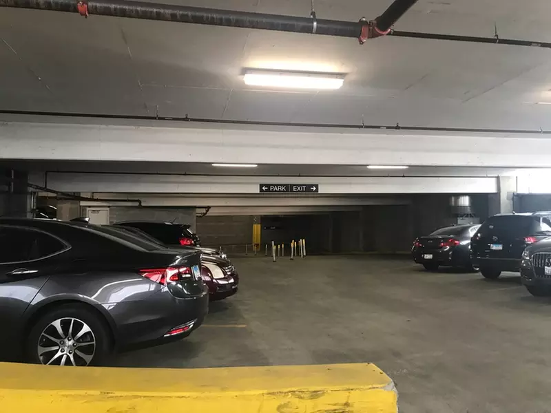 Parking at 500 Lake Shore Drive Apartments Garage