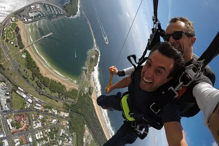 Coffs Harbour Ground Rush or Max Freefall Tandem Skydive on the Beach