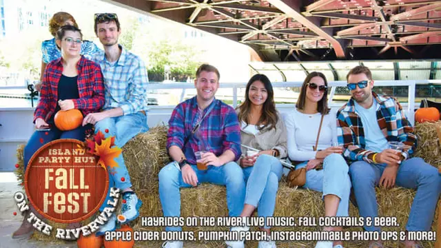 Island Party Hut's Fall Fest on The Riverwalk: Hayrides on the River & More - Primary Image