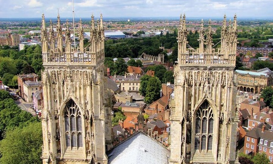 Image 1: Panoramic 1-Hour Bus Tour of York with Afternoon Tea