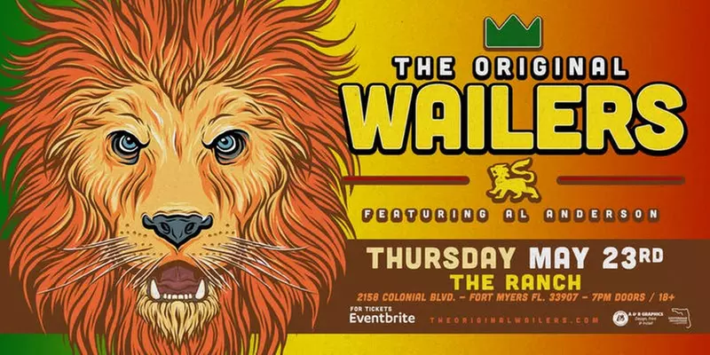 The Original Wailers Featuring Al Anderson - Thursday, May 23, 2019 / 7:00pm - Primary Image
