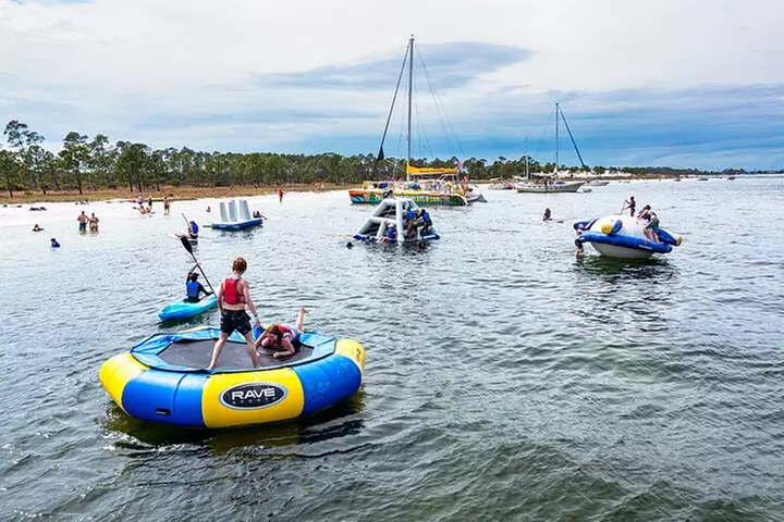 Shell Island Inflatable Adventure Park & Dolphin Sightseeing Tour - Primary Image