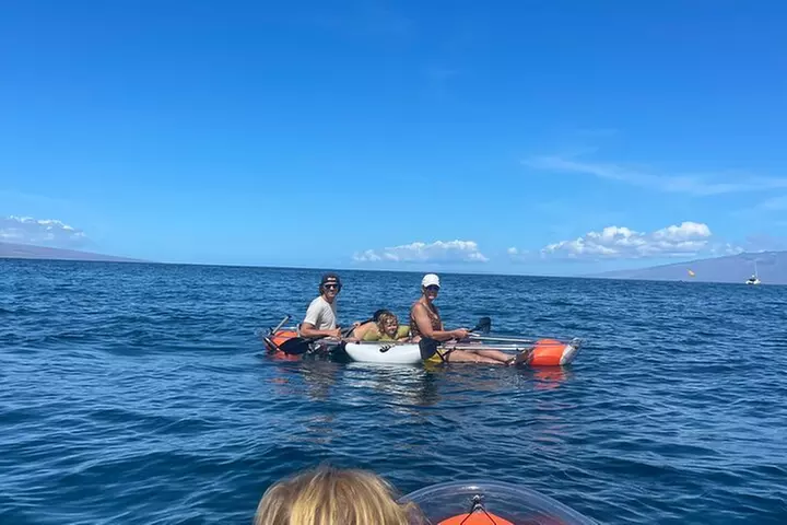 Clear Bottom Glassy Kayak Rental | MAUI | Safe and Stable Kayaks