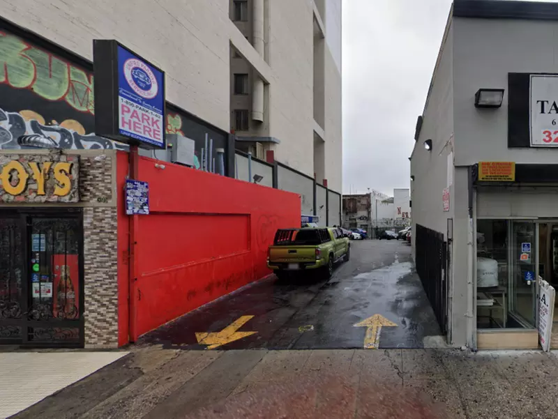 Parking at 644 S. Main St. Lot