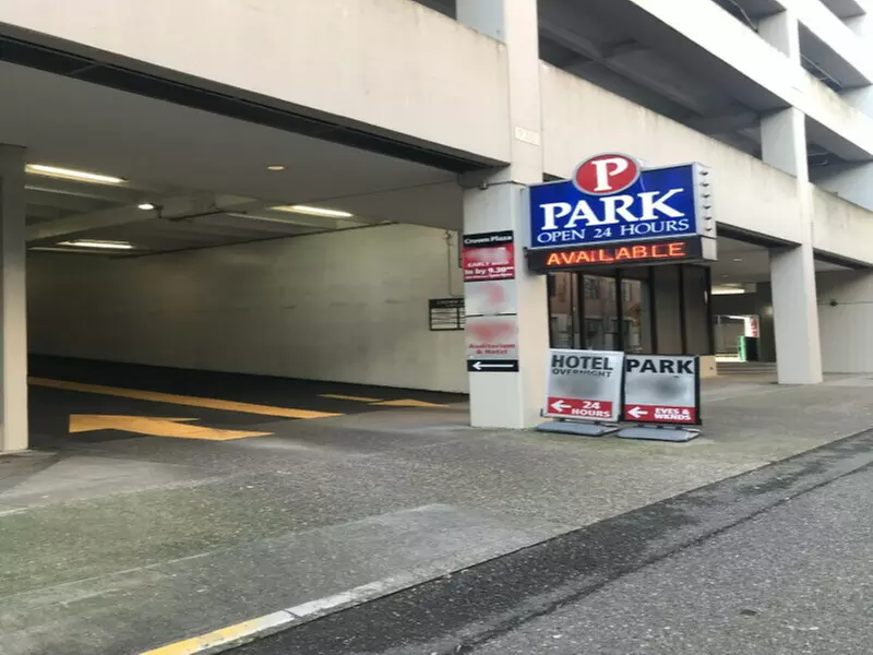 Parking at Crown Plaza Garage