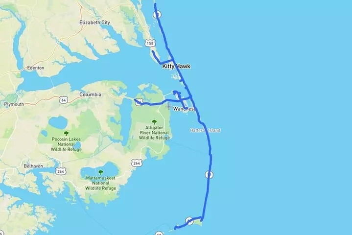 Self-Guided Audio Driving Tour in Outer Banks