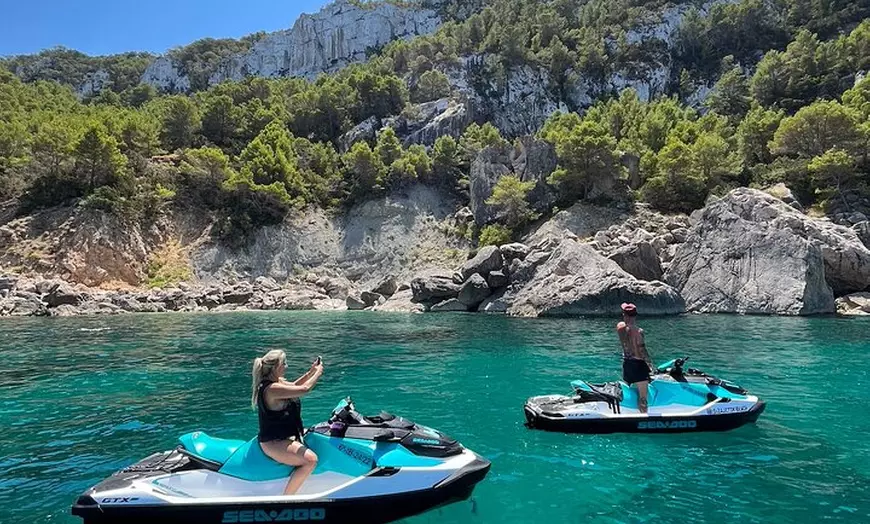 Image 1: Excursión a Isla Es Vedrá en Moto de Agua Desde San Antonio
